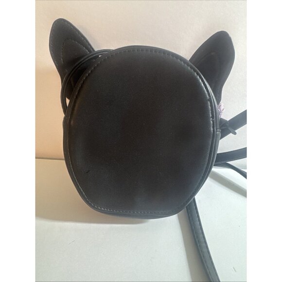 French Bulldog Crossbody Bag Purse Mini Round Dog Face 6”x7”1.5” VGUC CHARITY* - Picture 5 of 7